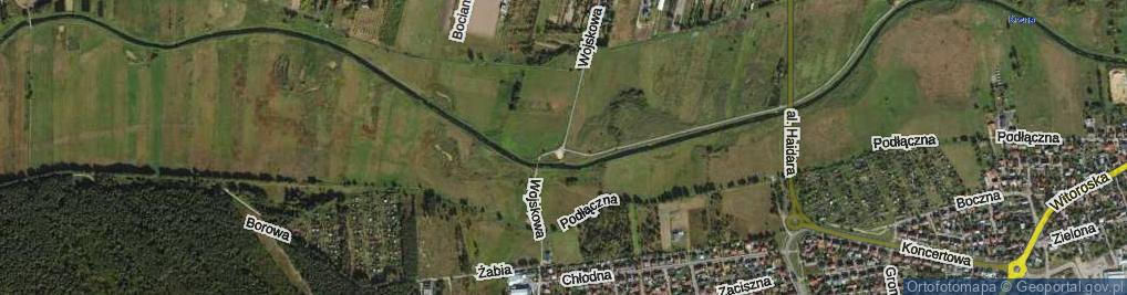 Zdjęcie satelitarne Droga Wojskowa ul.